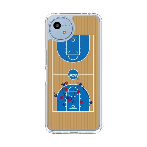 スリムプロテクションケース［ NCAA - バスケットボールコート - brown ］