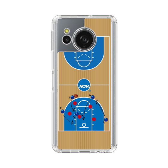 スリムプロテクションケース［ NCAA - バスケットボールコート - brown ］