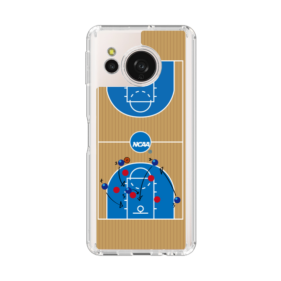 スリムプロテクションケース［ NCAA - バスケットボールコート - brown ］