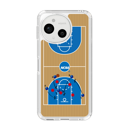 スリムプロテクションケース［ NCAA - バスケットボールコート - brown ］