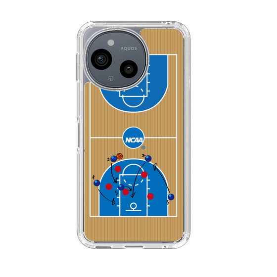 スリムプロテクションケース［ NCAA - バスケットボールコート - brown ］