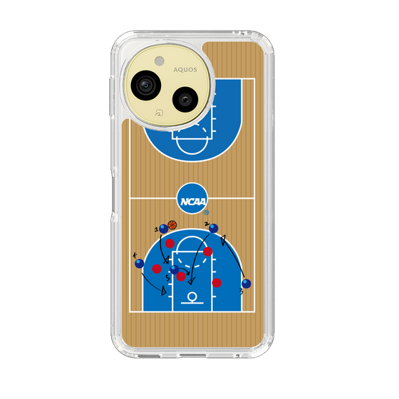 スリムプロテクションケース［ NCAA - バスケットボールコート - brown ］