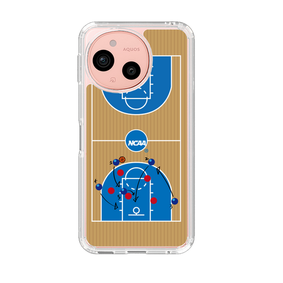 スリムプロテクションケース［ NCAA - バスケットボールコート - brown ］