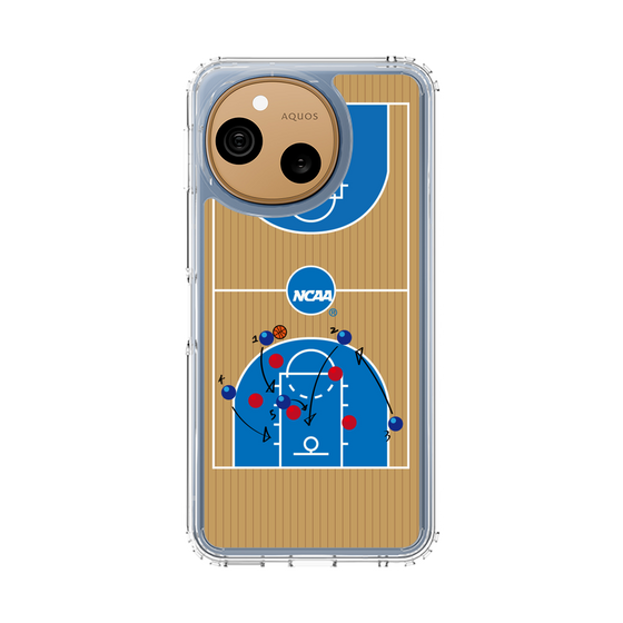 スリムプロテクションケース［ NCAA - バスケットボールコート - brown ］