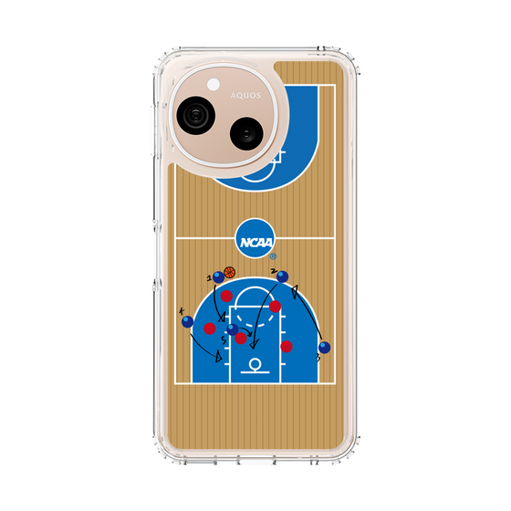 スリムプロテクションケース［ NCAA - バスケットボールコート - brown ］