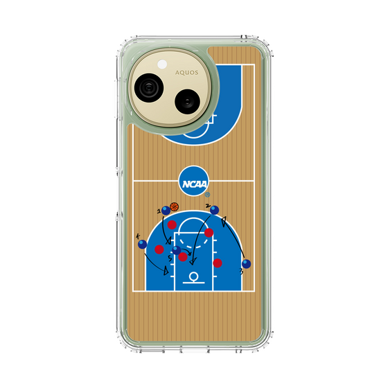 スリムプロテクションケース［ NCAA - バスケットボールコート - brown ］