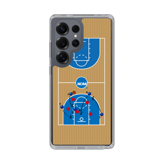 スリムプロテクションケース［ NCAA - バスケットボールコート - brown ］