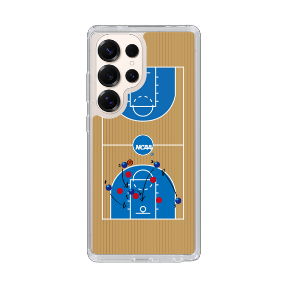 スリムプロテクションケース［ NCAA - バスケットボールコート - brown ］