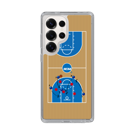 スリムプロテクションケース［ NCAA - バスケットボールコート - brown ］