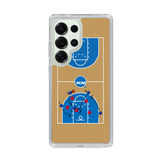 スリムプロテクションケース［ NCAA - バスケットボールコート - brown ］