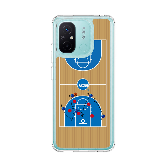 スリムプロテクションケース［ NCAA - バスケットボールコート - brown ］