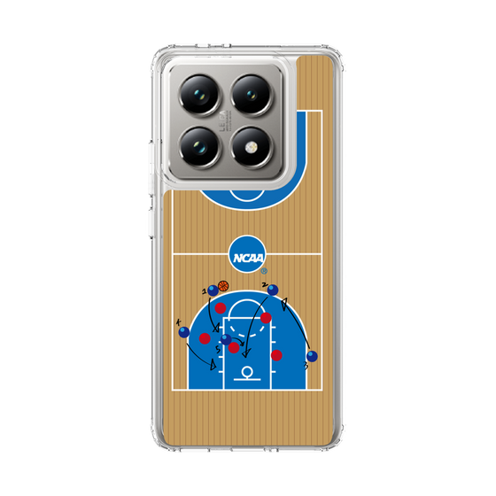 スリムプロテクションケース［ NCAA - バスケットボールコート - brown ］