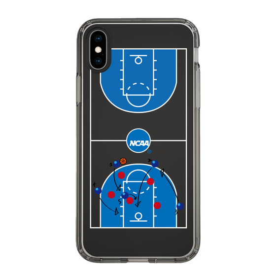 スリムプロテクションケース［ NCAA - バスケットボールコート - clear ］