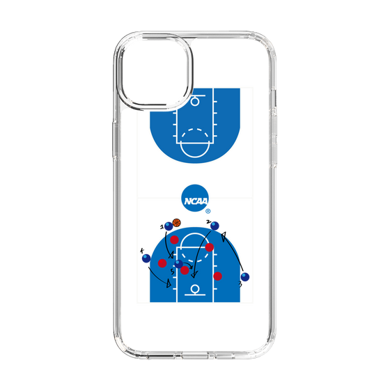 スリムプロテクションケース［ NCAA - バスケットボールコート - clear ］