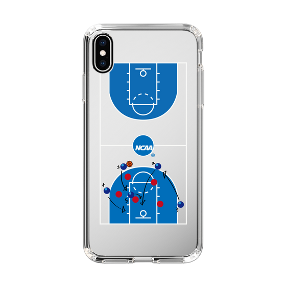 スリムプロテクションケース［ NCAA - バスケットボールコート - clear ］