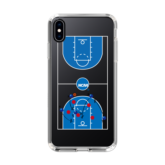 スリムプロテクションケース［ NCAA - バスケットボールコート - clear ］