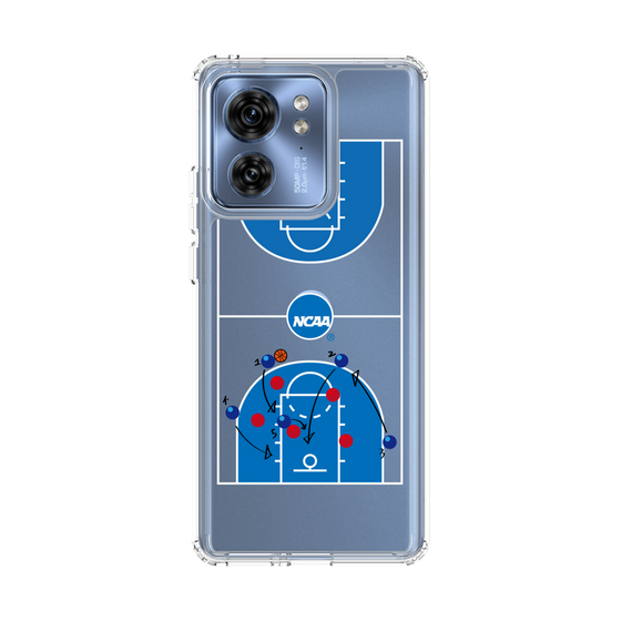 スリムプロテクションケース［ NCAA - バスケットボールコート - clear ］