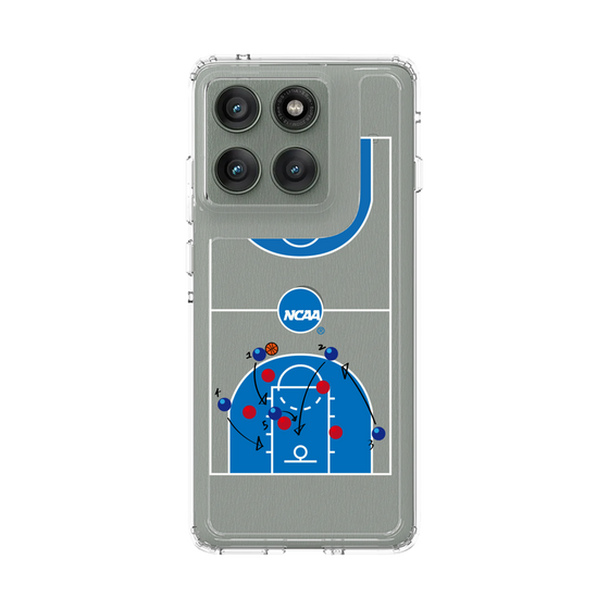 スリムプロテクションケース［ NCAA - バスケットボールコート - clear ］