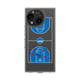 スリムプロテクションケース［ NCAA - バスケットボールコート - clear ］