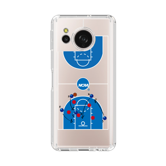 スリムプロテクションケース［ NCAA - バスケットボールコート - clear ］
