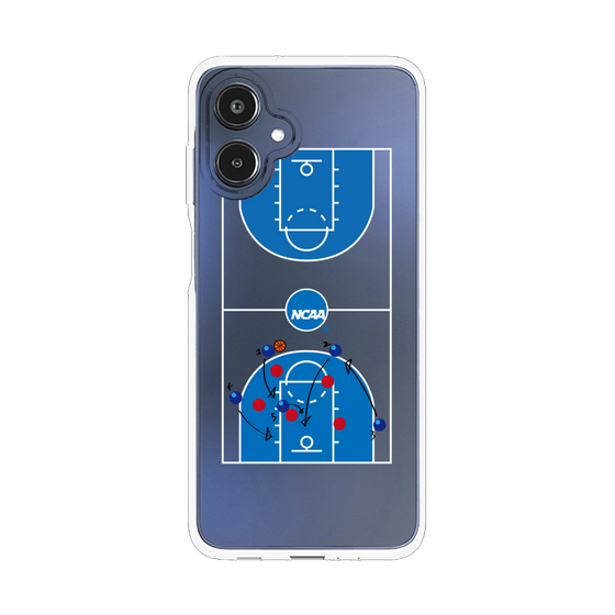 スリムプロテクションケース［ NCAA - バスケットボールコート - clear ］