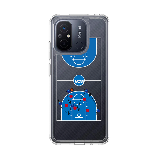 スリムプロテクションケース［ NCAA - バスケットボールコート - clear ］