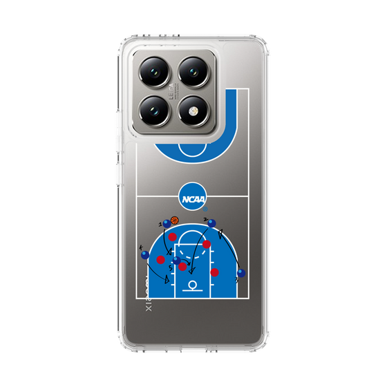 スリムプロテクションケース［ NCAA - バスケットボールコート - clear ］