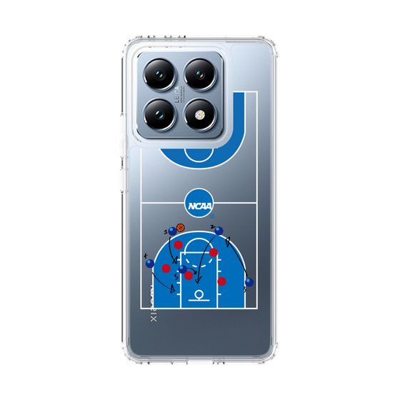 スリムプロテクションケース［ NCAA - バスケットボールコート - clear ］