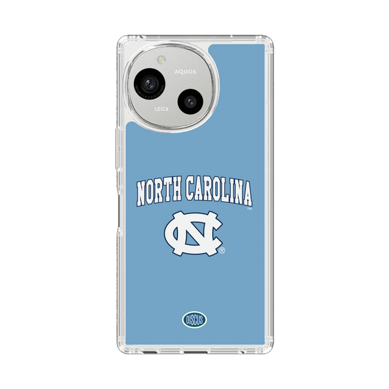 スリムプロテクションケース［ ノースカロライナ大学 - ロゴ - light blue ］