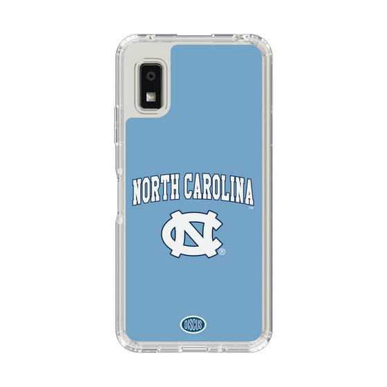 スリムプロテクションケース［ ノースカロライナ大学 - ロゴ - light blue ］