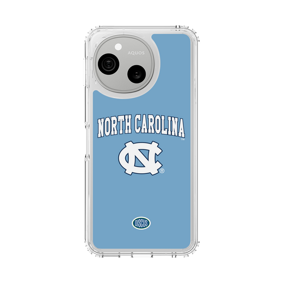 スリムプロテクションケース［ ノースカロライナ大学 - ロゴ - light blue ］
