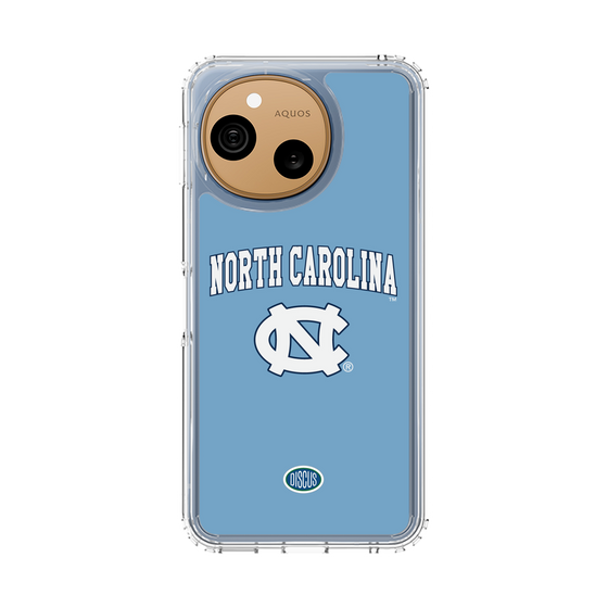 スリムプロテクションケース［ ノースカロライナ大学 - ロゴ - light blue ］