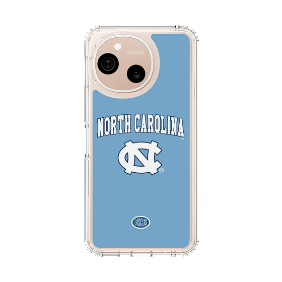 スリムプロテクションケース［ ノースカロライナ大学 - ロゴ - light blue ］