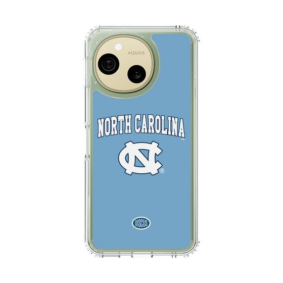 スリムプロテクションケース［ ノースカロライナ大学 - ロゴ - light blue ］
