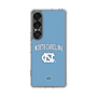 スリムプロテクションケース［ ノースカロライナ大学 - ロゴ - light blue ］