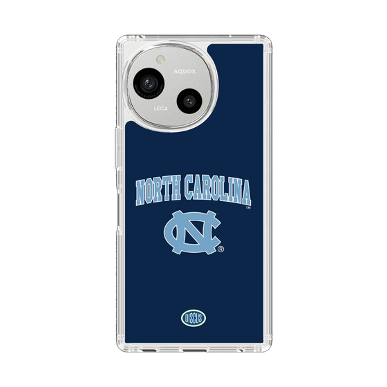 スリムプロテクションケース［ ノースカロライナ大学 - ロゴ - Navy ］