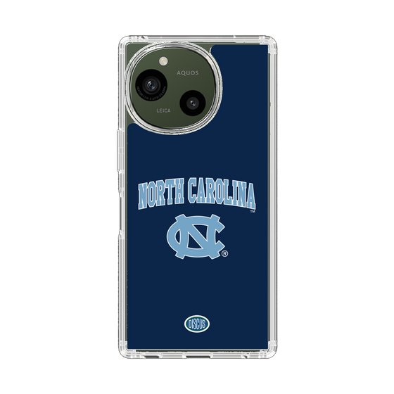 スリムプロテクションケース［ ノースカロライナ大学 - ロゴ - Navy ］