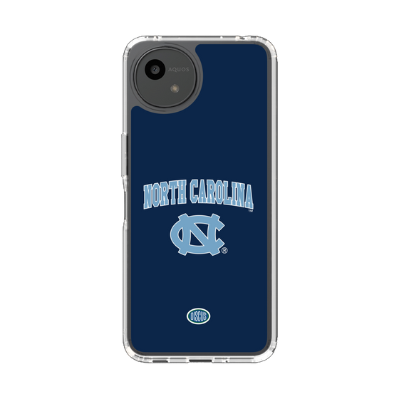 スリムプロテクションケース［ ノースカロライナ大学 - ロゴ - Navy ］