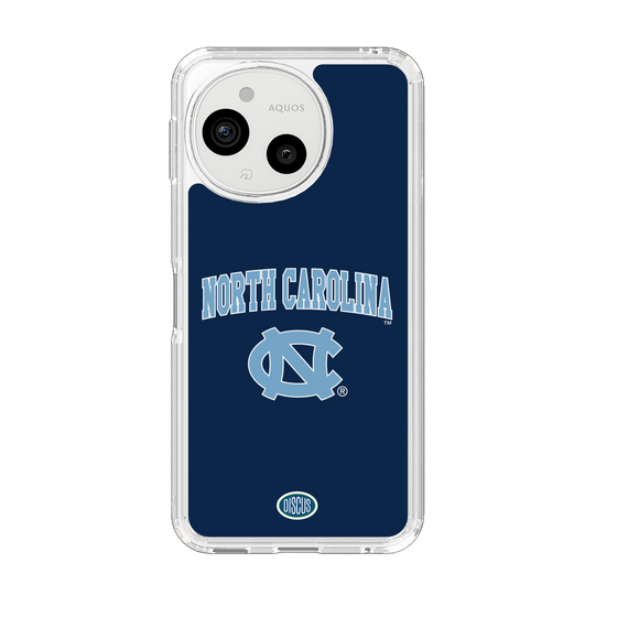 スリムプロテクションケース［ ノースカロライナ大学 - ロゴ - Navy ］