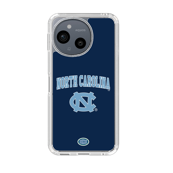 スリムプロテクションケース［ ノースカロライナ大学 - ロゴ - Navy ］