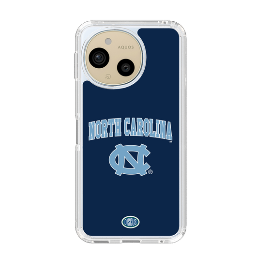 スリムプロテクションケース［ ノースカロライナ大学 - ロゴ - Navy ］
