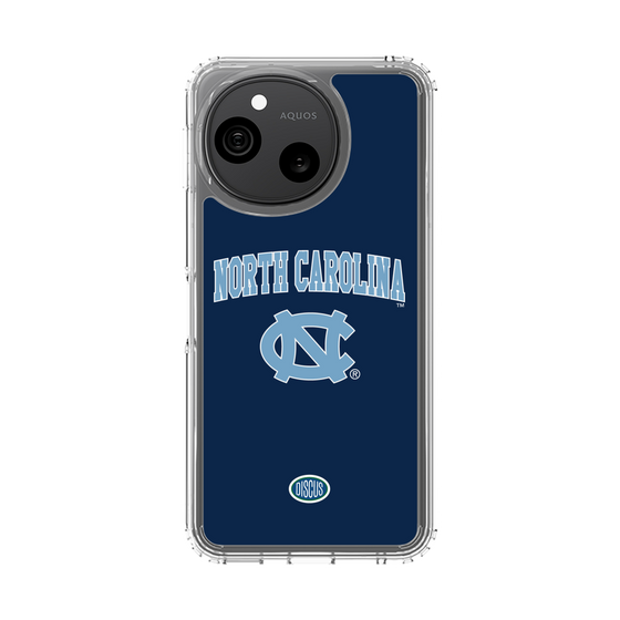 スリムプロテクションケース［ ノースカロライナ大学 - ロゴ - Navy ］