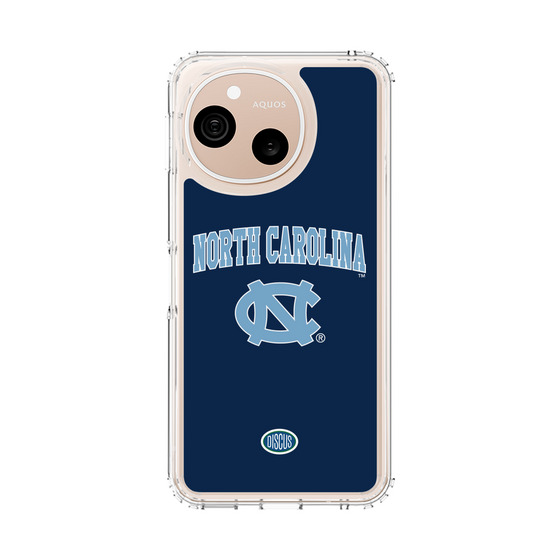 スリムプロテクションケース［ ノースカロライナ大学 - ロゴ - Navy ］