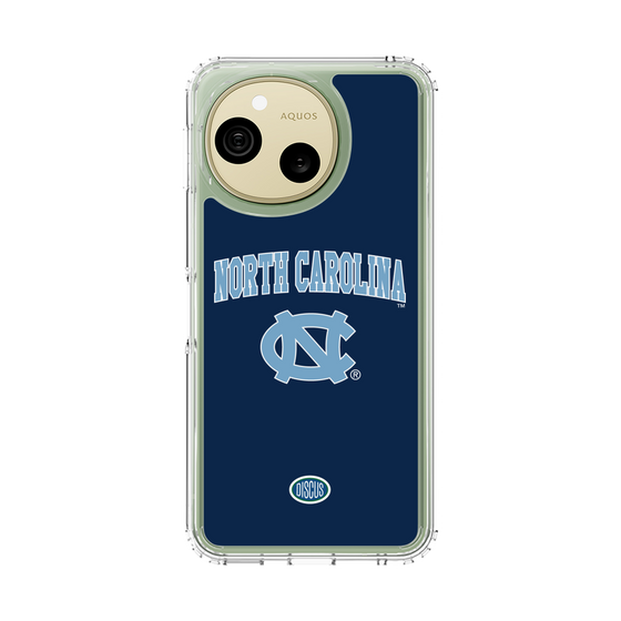 スリムプロテクションケース［ ノースカロライナ大学 - ロゴ - Navy ］