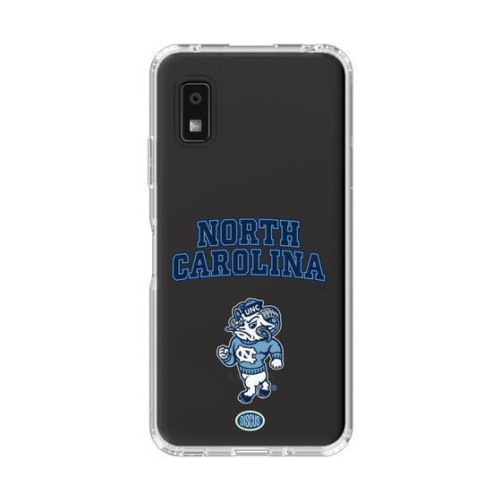 スリムプロテクションケース［ ノースカロライナ大学 - 雄羊 - clear ］