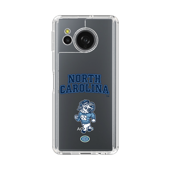 スリムプロテクションケース［ ノースカロライナ大学 - 雄羊 - clear ］