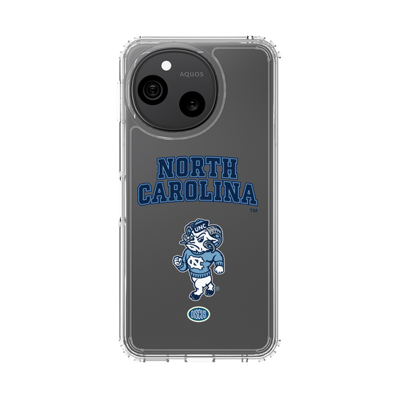 スリムプロテクションケース［ ノースカロライナ大学 - 雄羊 - clear ］