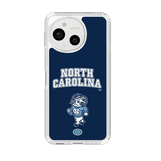 スリムプロテクションケース［ ノースカロライナ大学 - 雄羊 - Navy ］