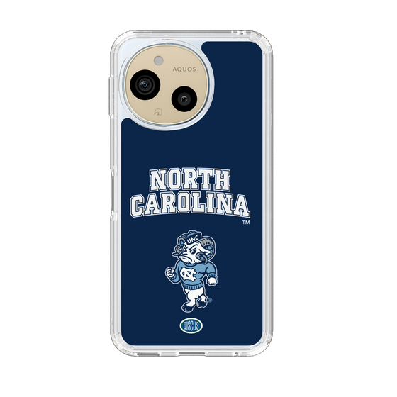 スリムプロテクションケース［ ノースカロライナ大学 - 雄羊 - Navy ］