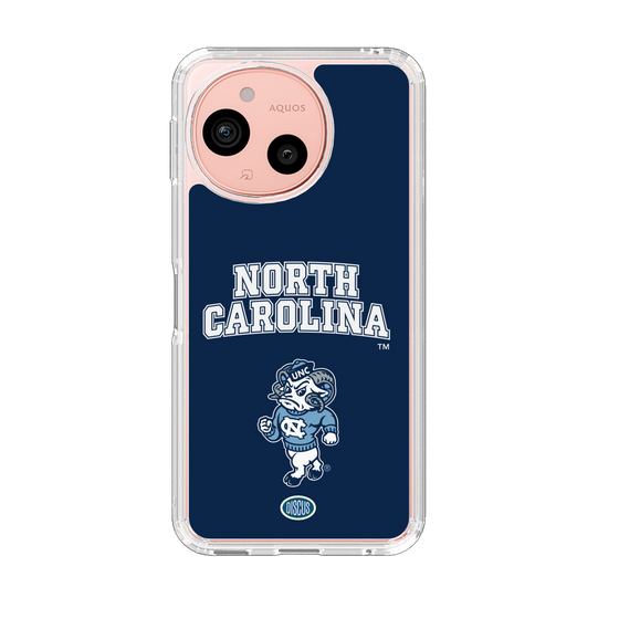 スリムプロテクションケース［ ノースカロライナ大学 - 雄羊 - Navy ］